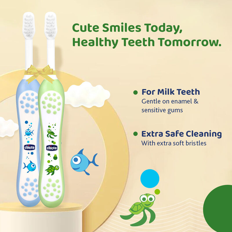 Toothbrush Set Blue + Green 6M-36M image number 3